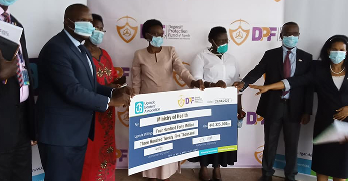 The Deposit Protection Fund Of Uganda (DPF) And The Uganda Bankers Association (UBA) Contribute Towards The Fight Against Corona Pandemic