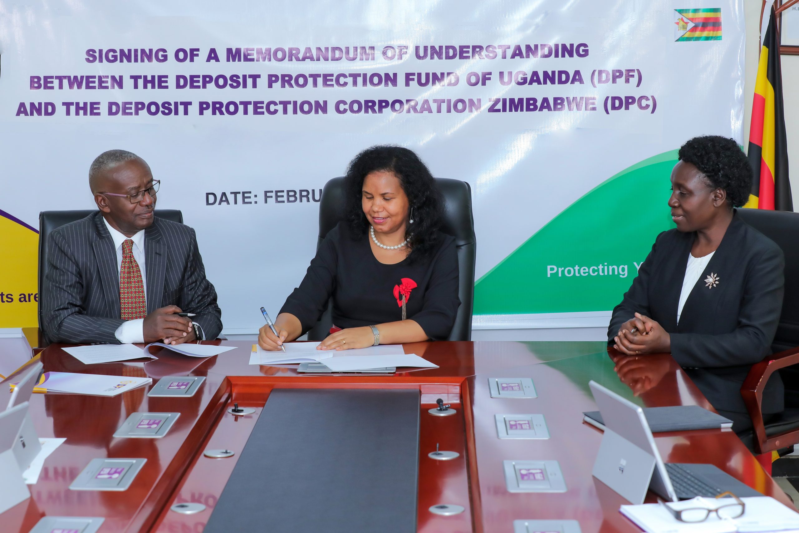 MoU Signed Between Deposit Protection Fund Of Uganda (DPF) And Deposit Protection Corporation (DPC)  Zimbabwe – February 22, 2022