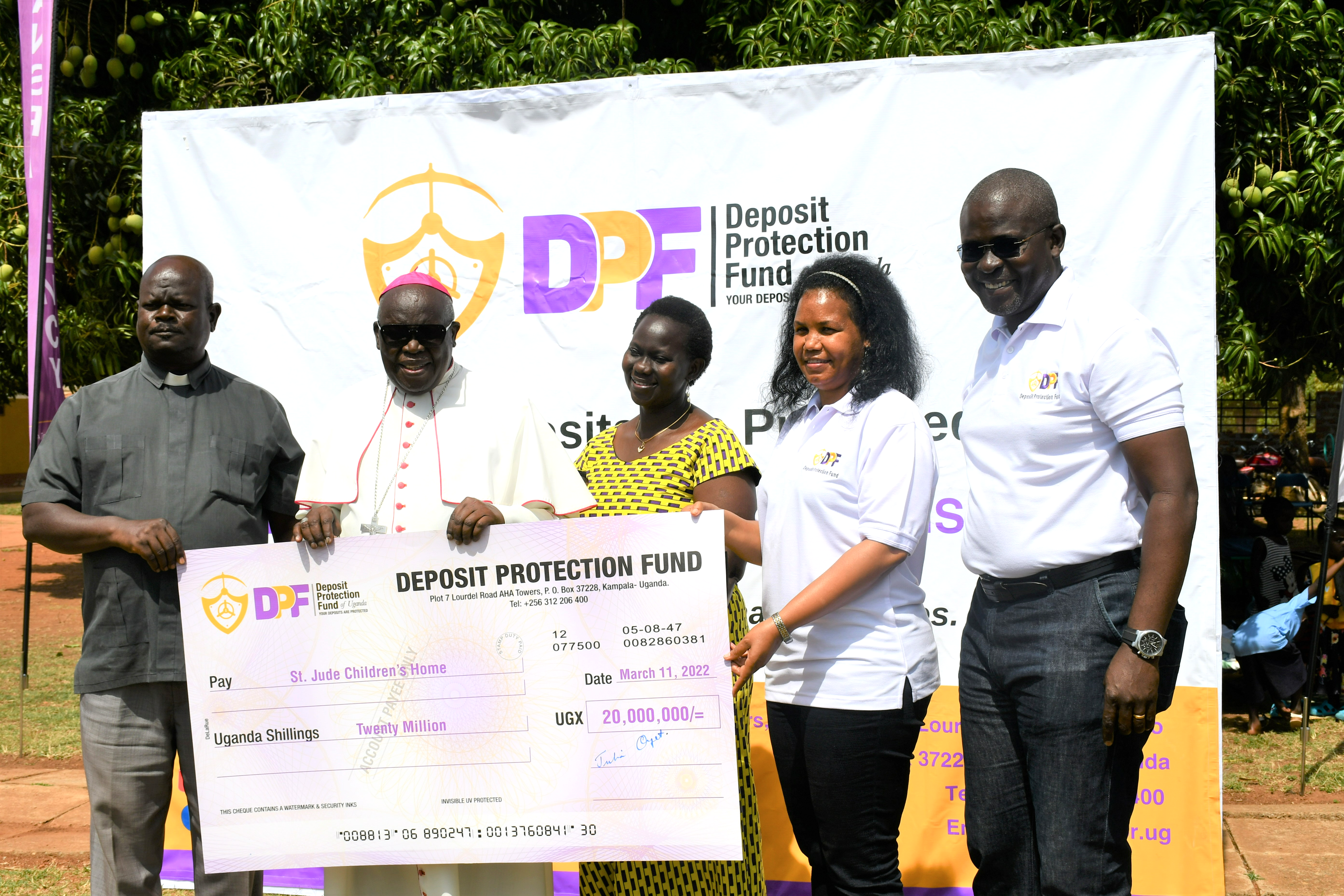 Deposit Protection Fund (DPF) Donates Items Worth UGX 20,000,000 To St. Jude Children’s Home In Gulu