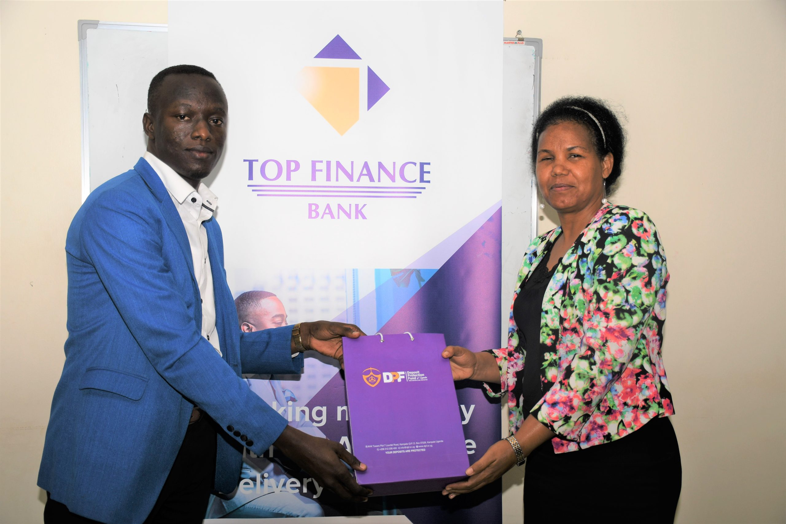 Courtesy Visit To Top Finance Bank By The Deposit Protection Fund Of Uganda – April 22, 2022