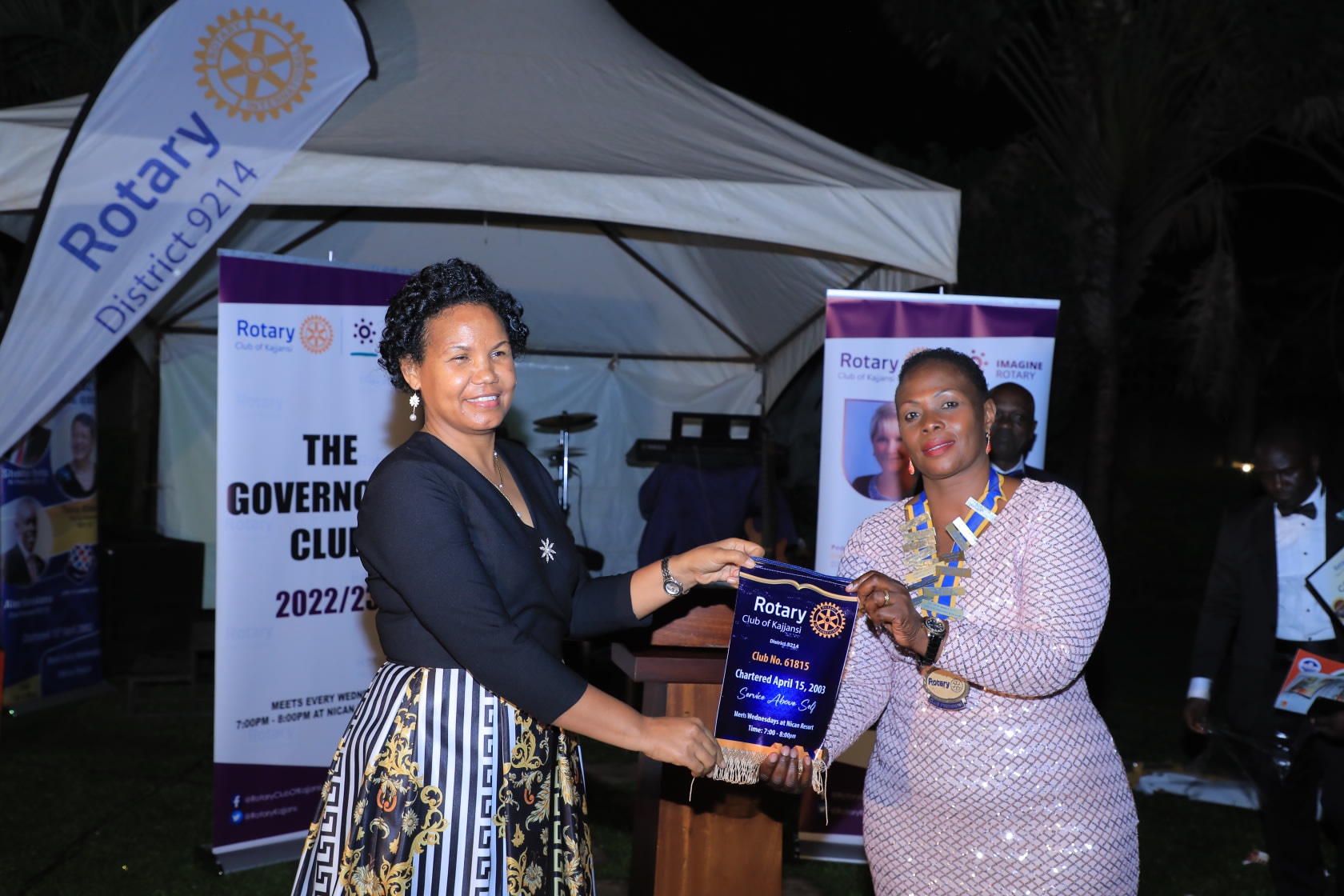 DPF CEO Graces Installation Of 20th President Of Rotary Club Of Kajjansi